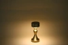 HJA10-A-GOLD | Stolní lampa s vestavěnou baterií | Noční lampa se třemi barvami světla | Atmosférická lampa do hotelu nebo restaurace