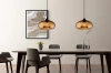 GB-D28-BR | Moderne glazen hanglamp | Bruin