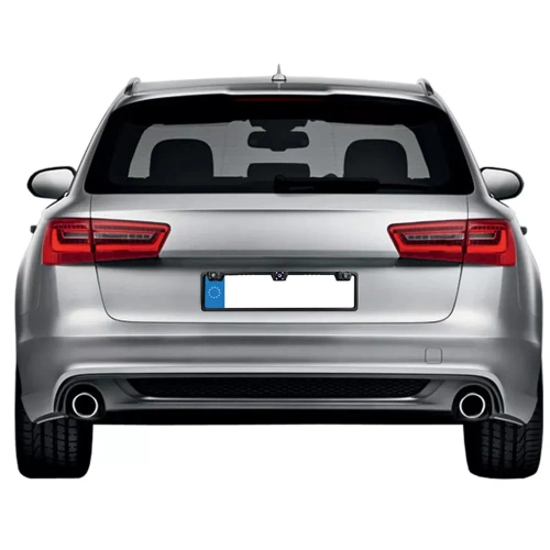 License plate frame with reversing camera and parking sensors - 3in1 | Reversing camera frame with sensors - wide angle, LED, waterproof IP67