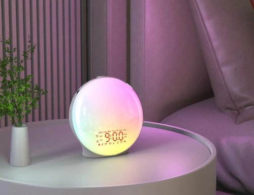 WRSL22 | Despertador com luz LED | Lâmpada noturna com simulação do nascer do sol