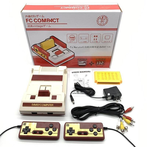RS35| Console retrò vintage compatta FC | 132 giochi a 8 bit