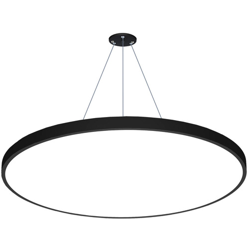 LPL-005 | LED hængende loftslampe 120W | rund fuld | aluminium | CCD blinker ikke | Φ120x6