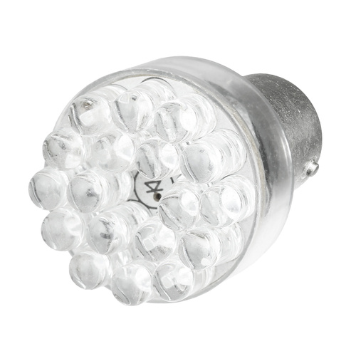 Bec LED auto BA15S 24 FLUX