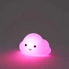 Silikonové LED noční světlo Cloud | Přenosná dětská lampa s 9 barvami světla | USB dobíjecí lampa | JL-907