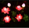 FLD-25-ROSA | Lampada solare da giardino a LED Lotus, Water Lily | 72 cm, 600 mAh
