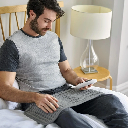 Electric heating pad for back, muscles, joints | 30 x 60 cm | grey | HPD-3060-Grey