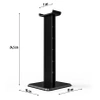 SDH-010-NOIR | Support casque universel | Support pour casque | Support pour écouteurs de bureau