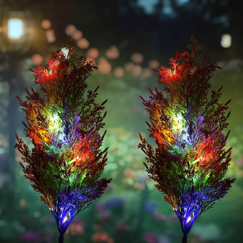 FLD-32-C | Zonnebloem | Cypress LED-tuinlamp op zonne-energie | 80cm, 600mAh