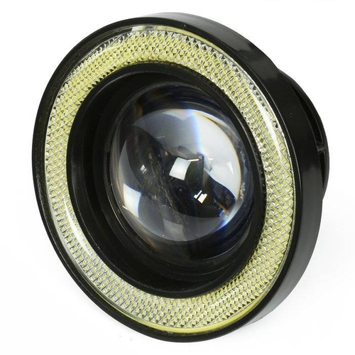 LED 890 | 2 pcs - Fog lamp kit with built-in 'Rings Angel Eyes LED DRL | round 89 mm
