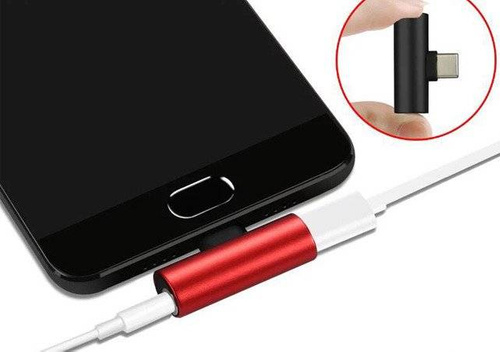 UA-006 | C tipo – C tipo + lizdo adapteris | Garso adapteris telefonui