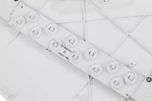 RLB-C30W-B | Lámpara de techo LED redonda negra 24W | Panel de superficie CCD que no parpadea