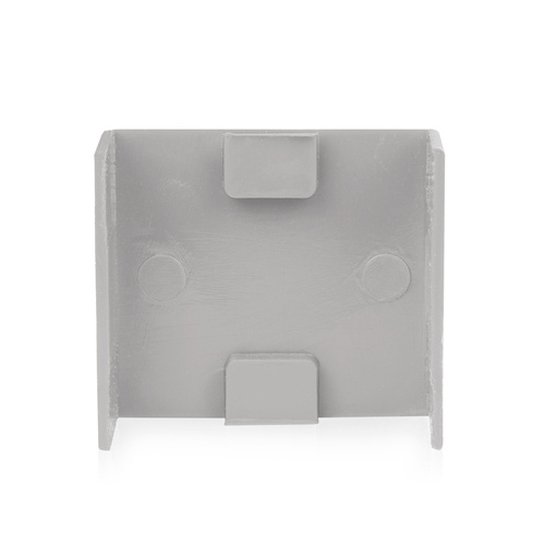 CDT-02 | Connettore diritto per copribanda 40x20mm | grigio