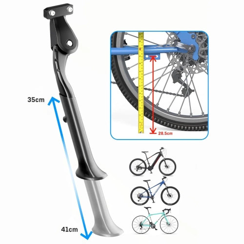 Supporto bici rinforzato Pro+ per bici da 24-29" | Cavalletto stabile per bici elettriche, MTB e bici da città | Supporto bici regolabile | LGA-28