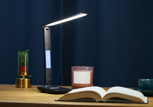 FX-015A | LED school desk lamp with display | modern bedside lamp, school lamp or desk lamp