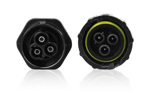 Giunto stagno per cavi IP68 | Connettore rapido + morsetto a vite 3 poli 450 V 17,5 A per cavi 3–9 mm | M682-C