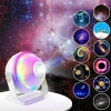 XTY01-BÍLÁ | Hvězdný projektor | RGB noční lampa s vestavěným reproduktorem
