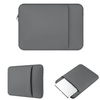 BR02 | Neoprén hüvely, 15,6"-os laptoptok | extra zseb | szürke