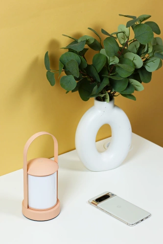 X23B-ROSA | Candeeiro de mesa sem fio | Lâmpada com função de mudança de cor