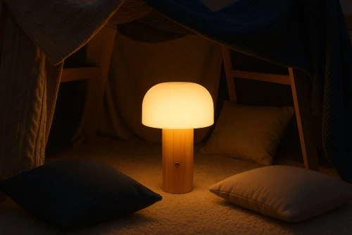 Touch table lamp with rechargeable battery | stylish bedside lamp with adjustable color temperature and brightness | YG-VM40A