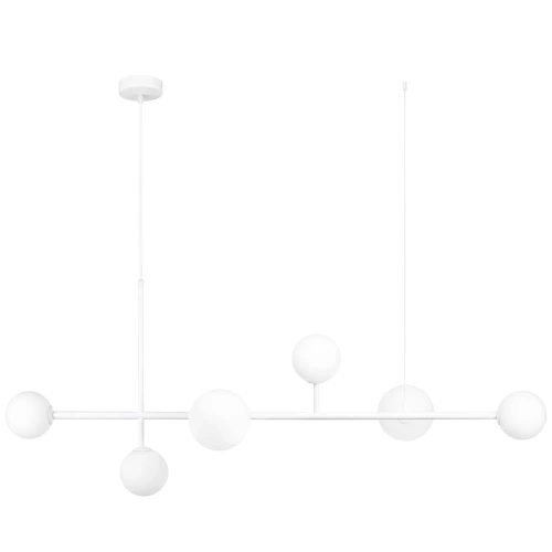 CDL-G610S-WHITE | Závesné svietidlo so 6 svetelnými bodmi | Štýlový luster
