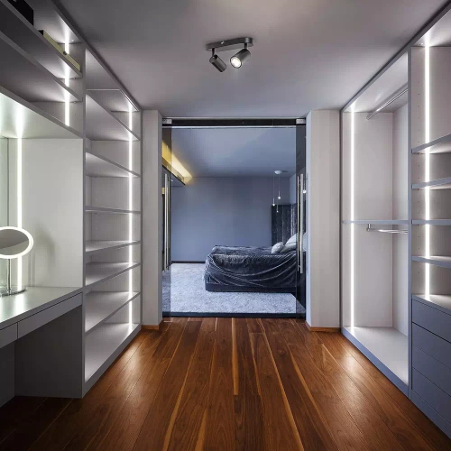 MS-GU10-2 | Lampada da soffitto a due punti, 2x faretti mobili GU10 neri