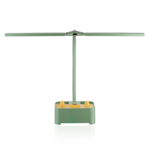 TDL-126-VERDE | Lampă de birou pentru copii | Lampa LED cu organizator si suport pentru telefon | O lampă de birou cu capacitatea de a schimba culoarea luminii