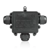 Waterdichte kabeldoos IP68 3-polig | Elektrische verbindingsdoos 450 V 24 A voor kabels 3–14 mm | M686-T
