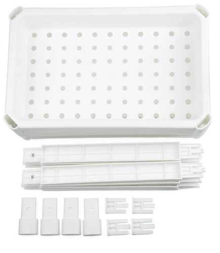 SR2307 | Mobile bathroom cabinet | 3 shelves