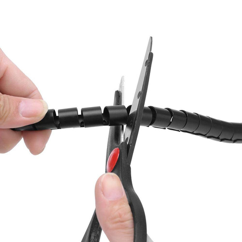 CRG-002-2.6M | Capac, organizator pentru cabluri si fire | Negru