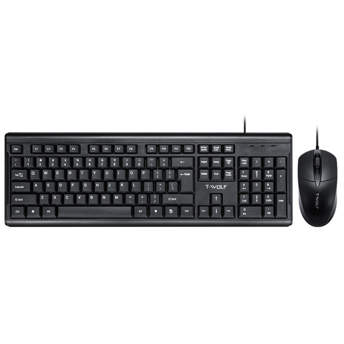 TF500| Set da ufficio: tastiera e mouse USB