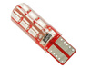 Автомобільна світлодіодна лампа W5W T10 24 SMD 3014 CAN BUS Silicone