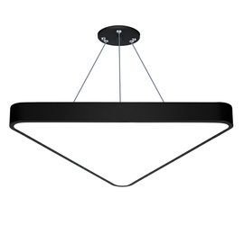 LPL-007 | Hanging LED ceiling lamp 60W | triangular | aluminum | CCD not blinking | Φ80x6