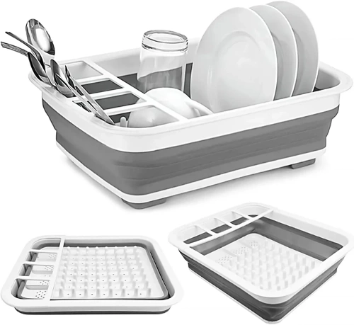 XEP-364-GRAY | Dish dryer | Foldable camping drainer  