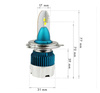 Conjunto de lâmpadas LED H4 Mi2 FLIP CSP 56W