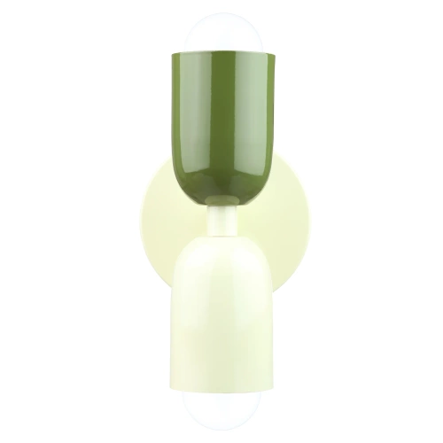 Two-tone LED wall lamp | designer wall sconce for living room or bedroom | YG-W008-G+W