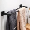 MJR-60CM-2-ZWART | Handdoekrek | Badkamer wandhouder | Badkamerrail