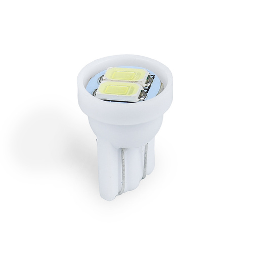Bec LED auto W5W T10 2 SMD 5630