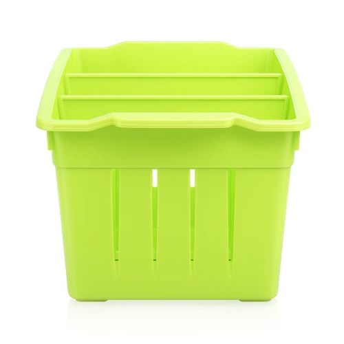 Spice organizer | kitchen storage container with compartments | green | KCS-L328-GREEN