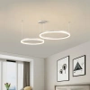 RLK-C02-50W-W | Dvoudílná moderní závěsná lampa | LED | Bílý