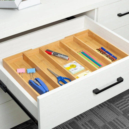 Organizator tacâmuri | Inserție sertar din bambus | KBT-G513