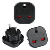 AD-EU96 | Adattatore di rete UK - EU/PL | nero