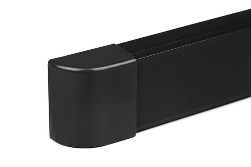 ZXC-20-2M | Afdekstrip voor RTV-kabels, kabelkanaal, afdekframe | 3M plakband | 2 meter, 40x20mm, zwart