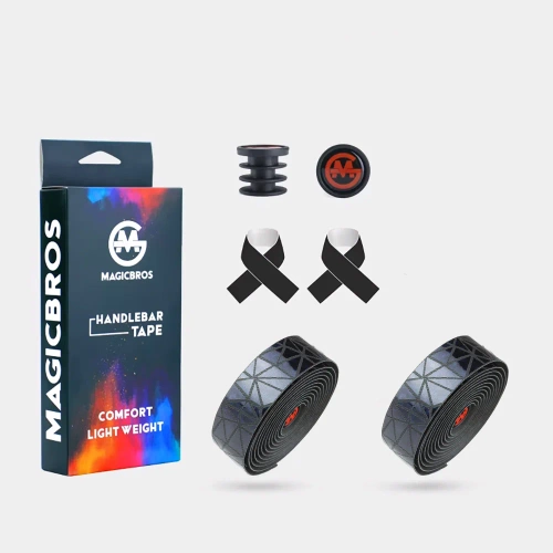 Fita antiderrapante para guidão com refletor | Fita para bicicleta Gravel de EVA+PU 3,5 mm | XKHBD-1