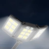 LD-W786 | Lámpara solar LED para jardín con sensor de movimiento y crepuscular IP65 | 3 paneles ajustables | 360 LED COB | control remoto por infrarrojos