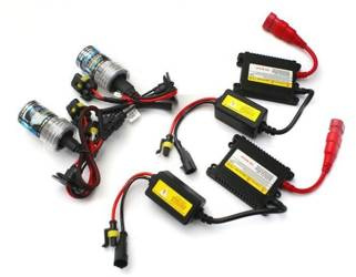 H1 HID Lampen Scheinwerfer Nachrüstsatz Set | Bi-Xenon-Brenner kit und Xenon-Licht Ballasts | HID Vorschaltgerät SLIM 35W DC