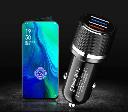 WC7W-Black | Car charger | compatible with Dash Charge and VOOC 4.0 and 3.0 standards