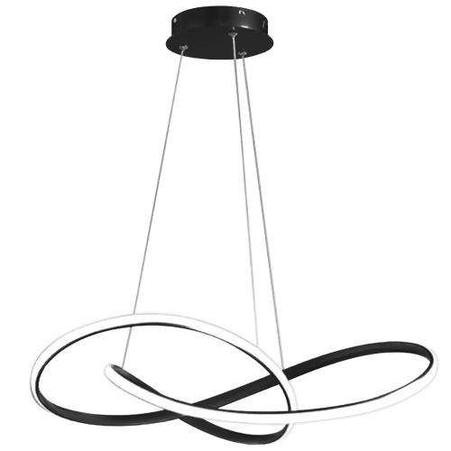 Moderne Pendelleuchte | LED | Schwarz | RLA-48W-B