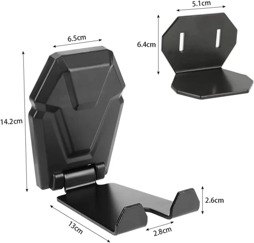 Portabicicletas plegable de pared | Soporte de acero resistente para bicicletas | Gancho de pared con soporte para ruedas | J-304