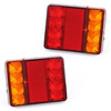24V PAIR OF Complete LED rear lamps for trailers, semitrailers, agricultural machinery E4 approval