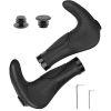 Ergonomické gripy na kolo | Protiskluzové gumové rukojeti TPR | BHD-233-BK